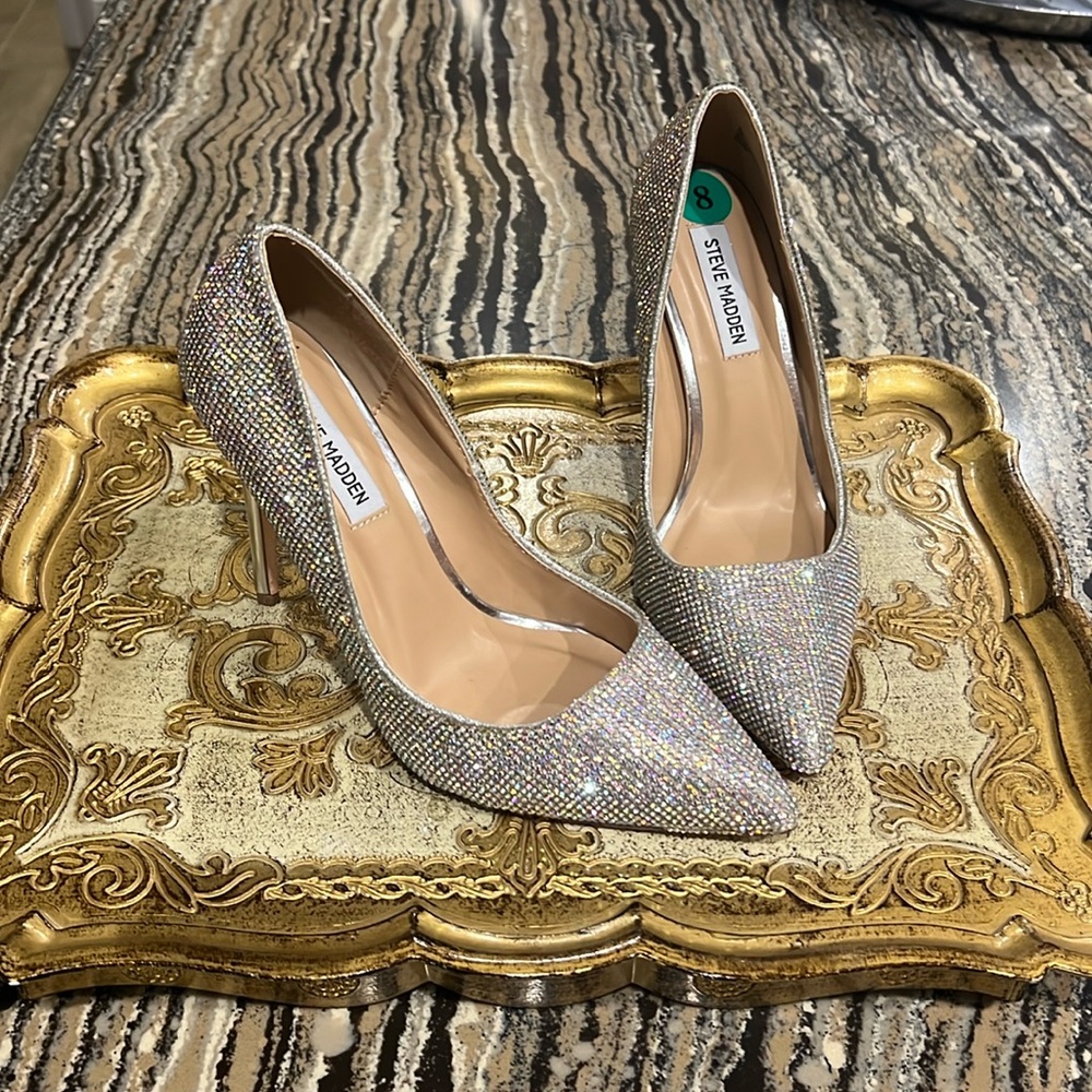 Rhinestone heels